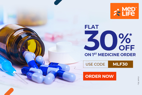 Medlife - FLAT 30% OFF on FIRST MEDICINE ORDER. USE CODE: MLF30