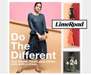 Limeroad offers easy Online Shopping experience