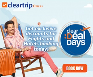 Booking a hotel on Cleartrip is easy and hassle free