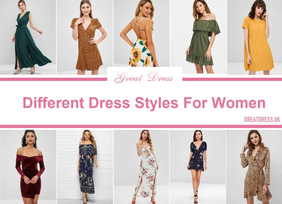 Different Dress Styles For Women